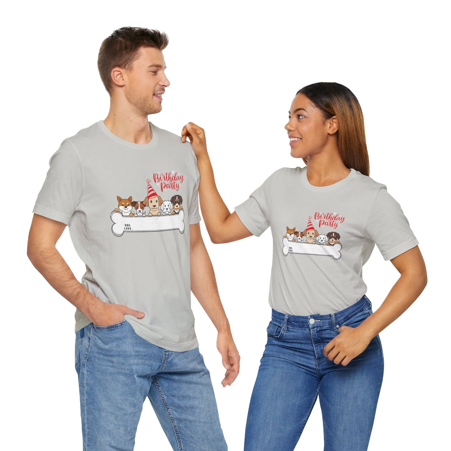 Dog Birthday Party - Unisex Jersey T-shirt