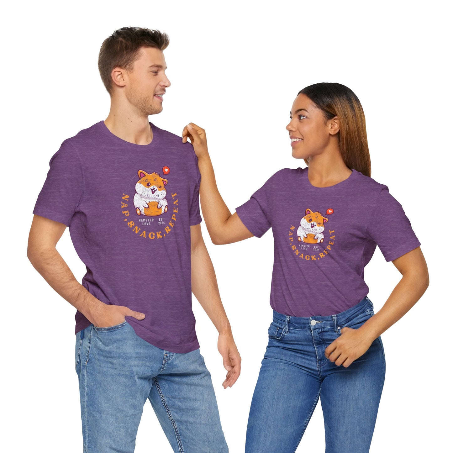 Nap, Snack, Repeat Unisex Jersey T-shirt