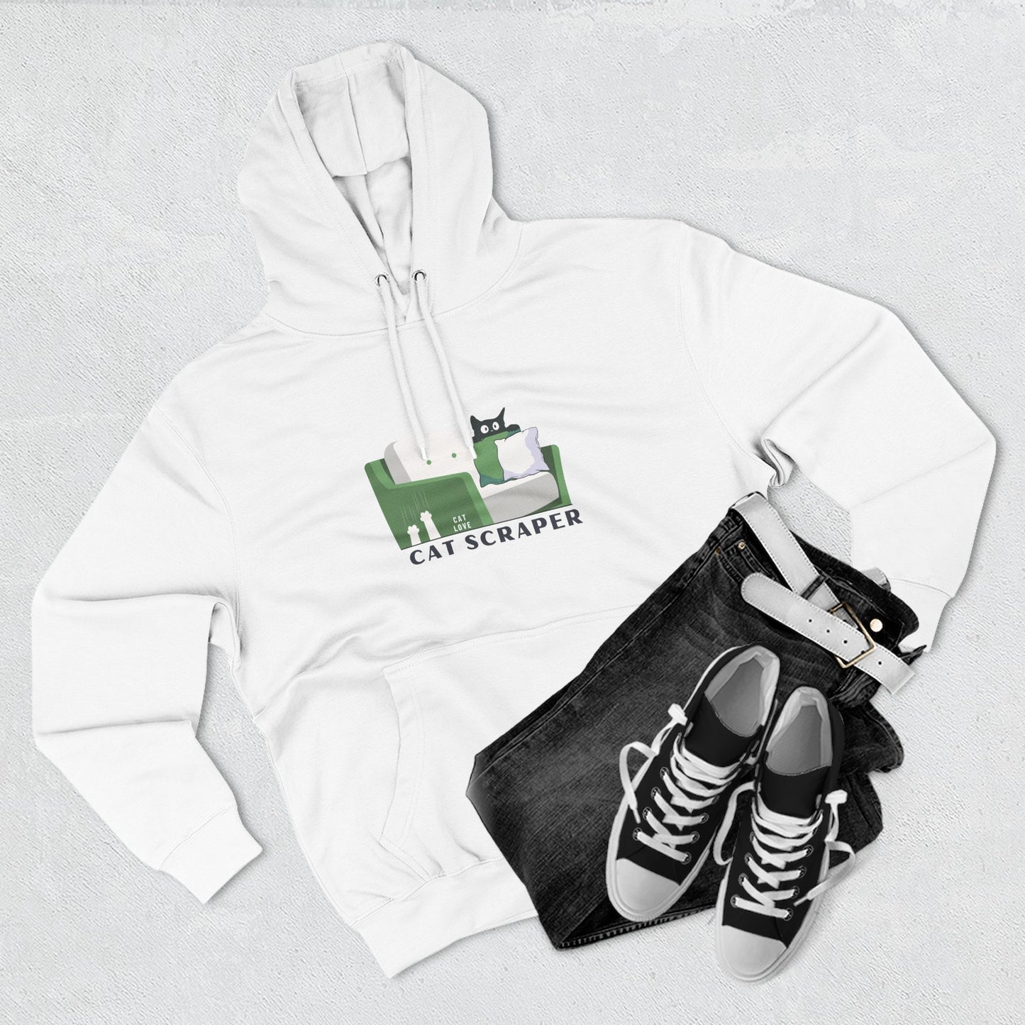 Cat Scraper โ Unisex Hoodie