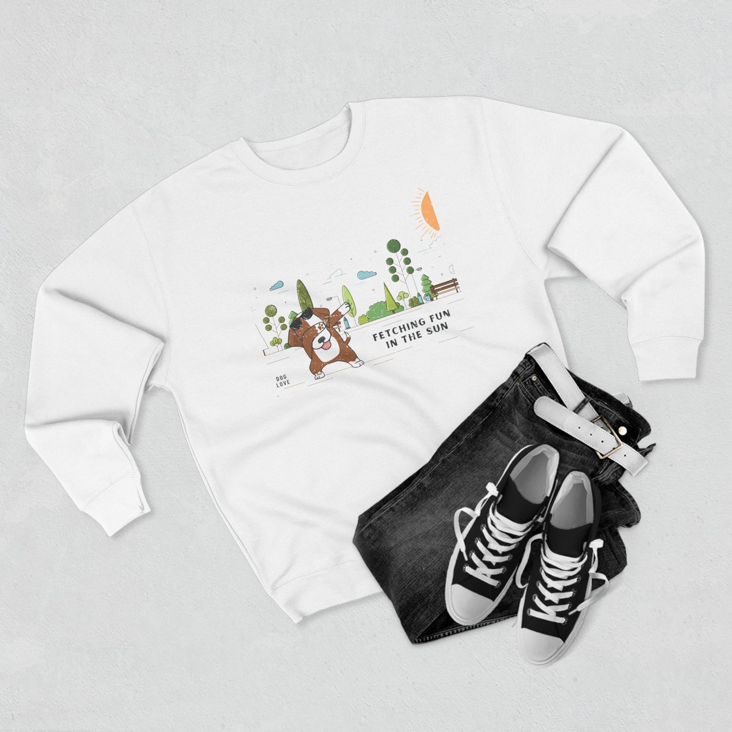 Fetching Fun in The Sun - Unisex Sweatshirt