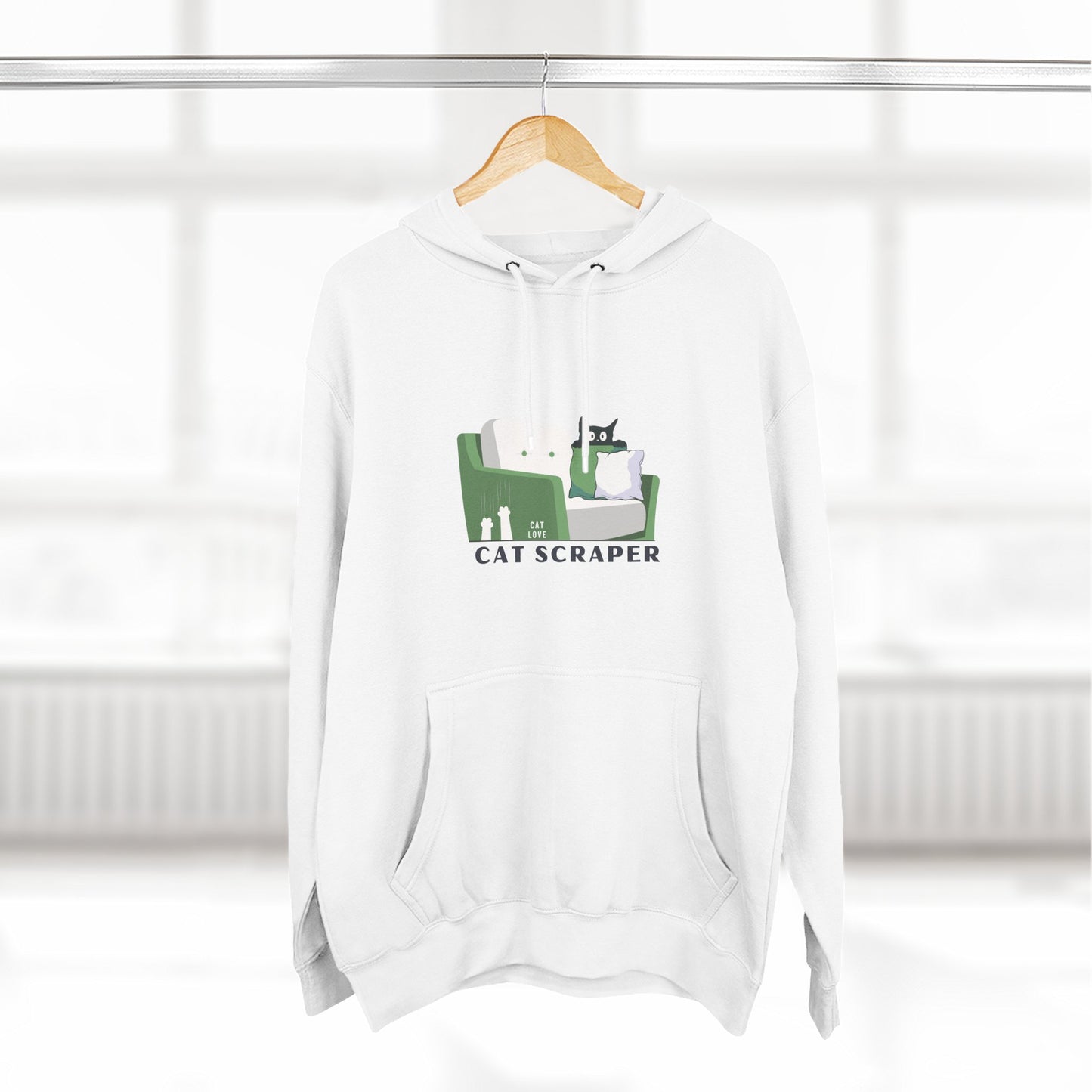 Cat Scraper โ Unisex Hoodie