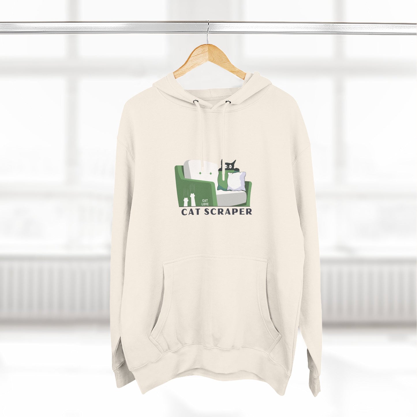 Cat Scraper โ Unisex Hoodie