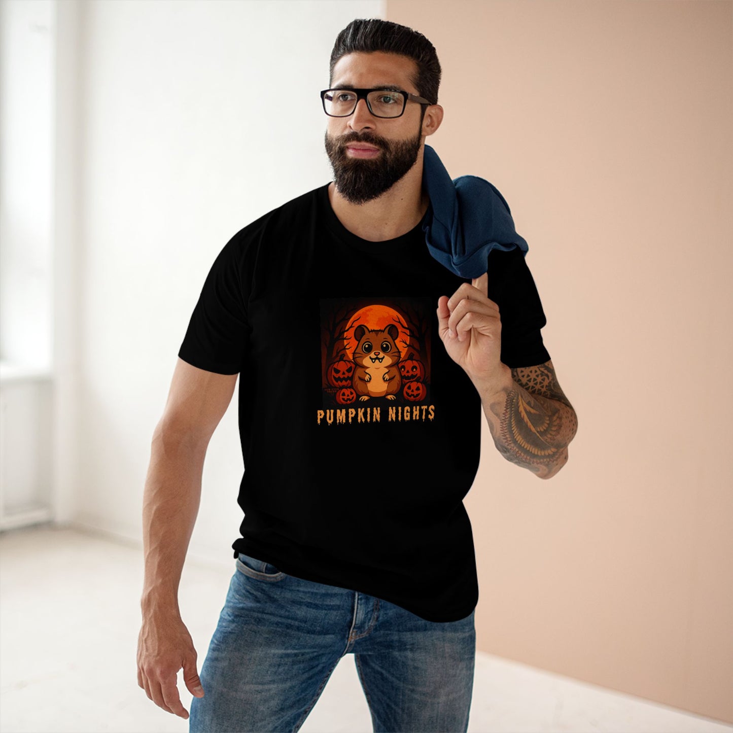 Pumpkin Nights - Unisex Cotton T-shirt
