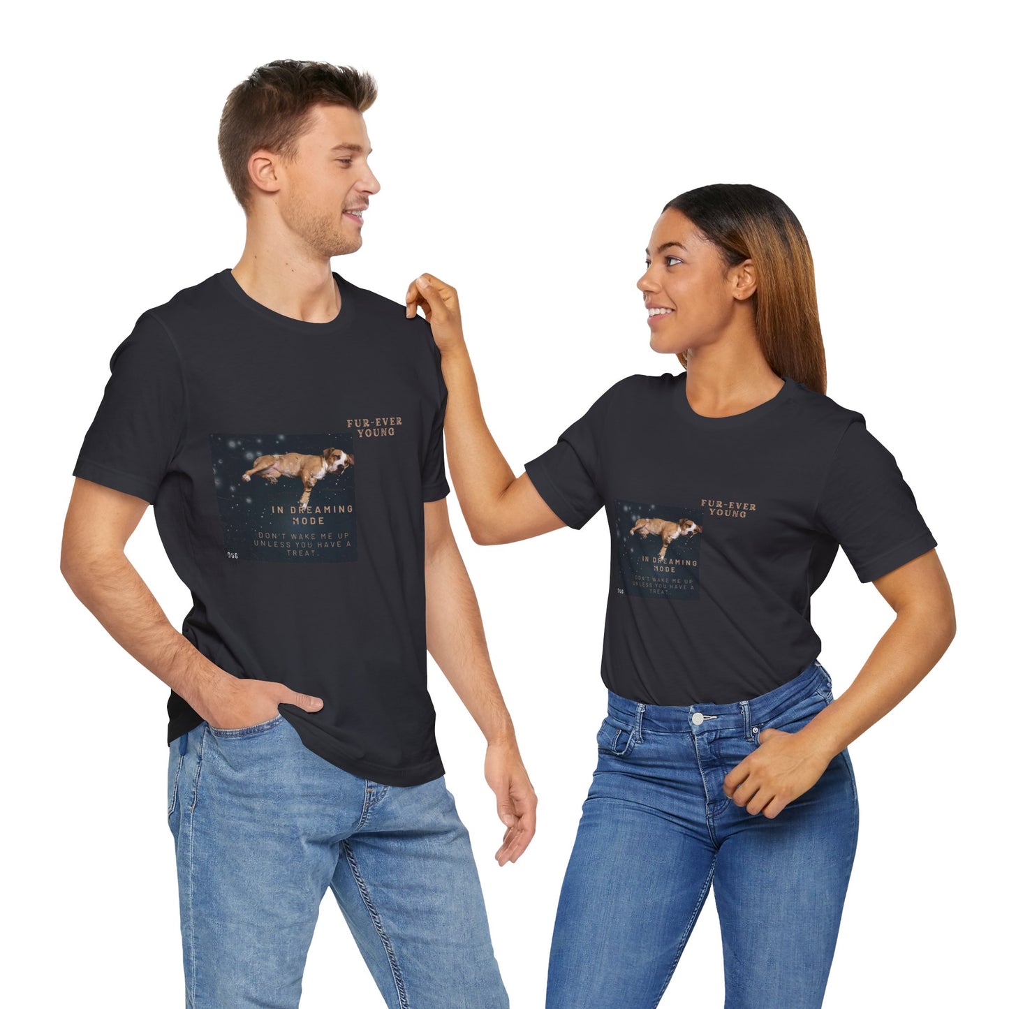 In Dreaming Mode Dog - Unisex Jersey T-shirt