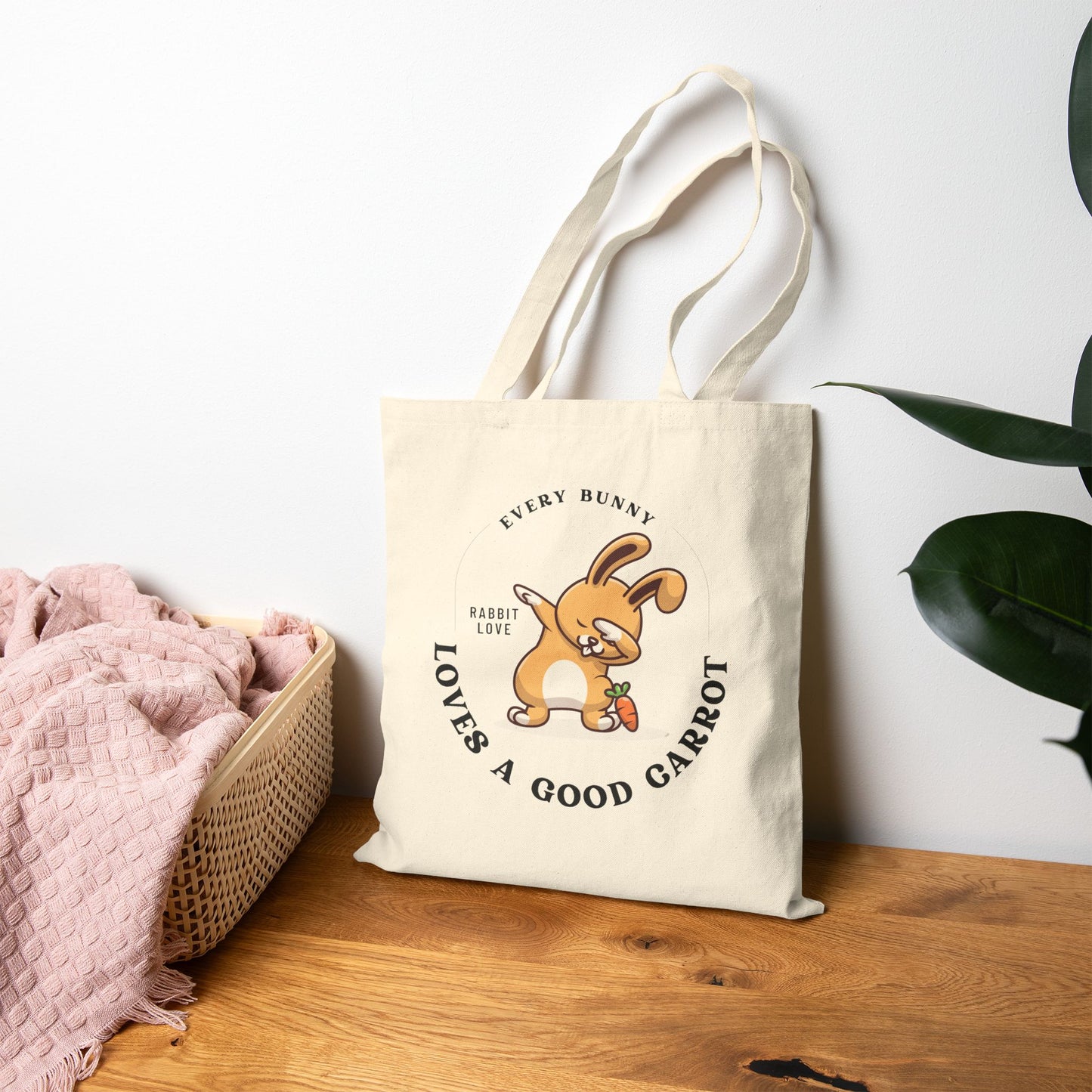 Every Bunny Loves a Good Carrot - Cotton Bag