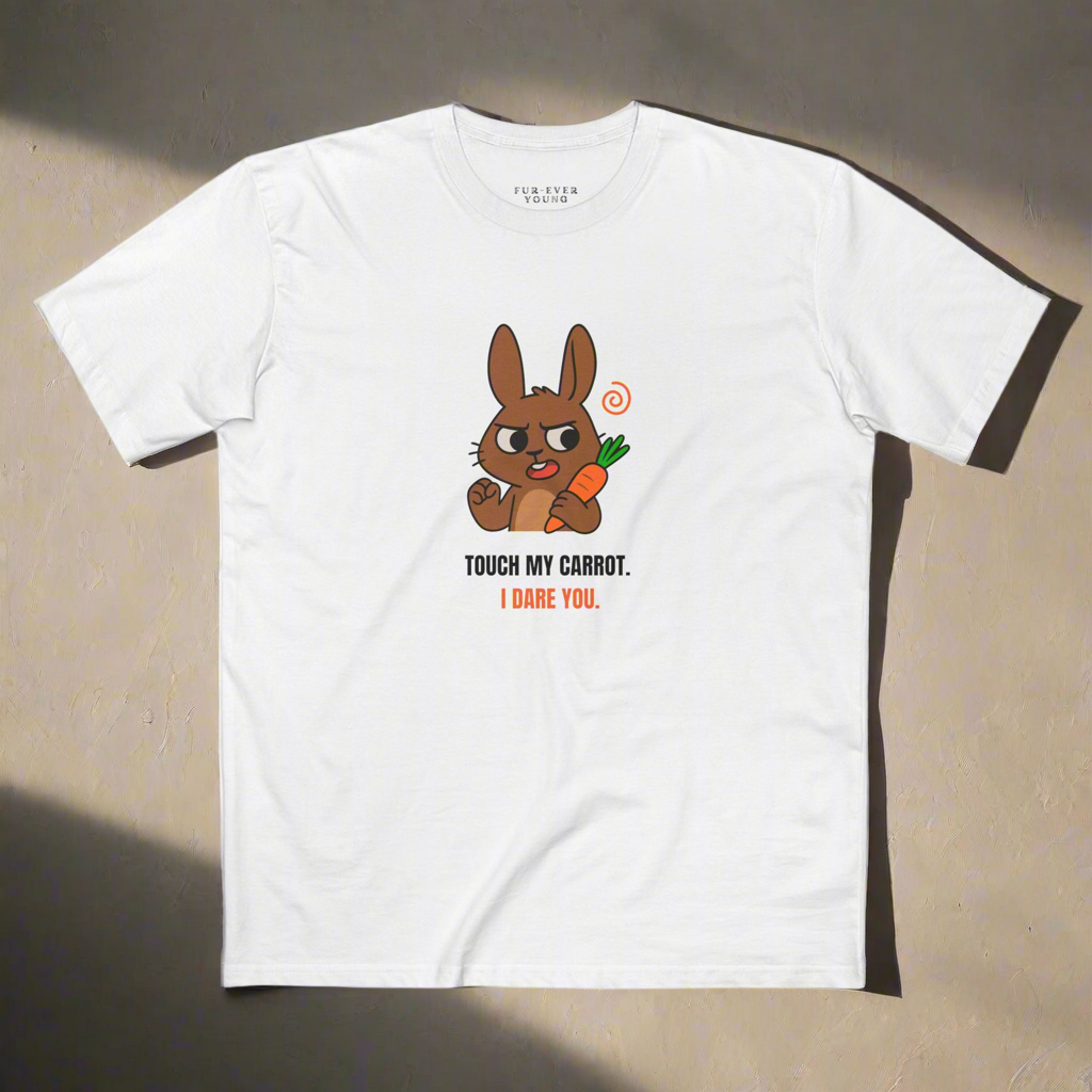 Touch My Carrot. I Dare You. - Unisex Cotton T-shirt