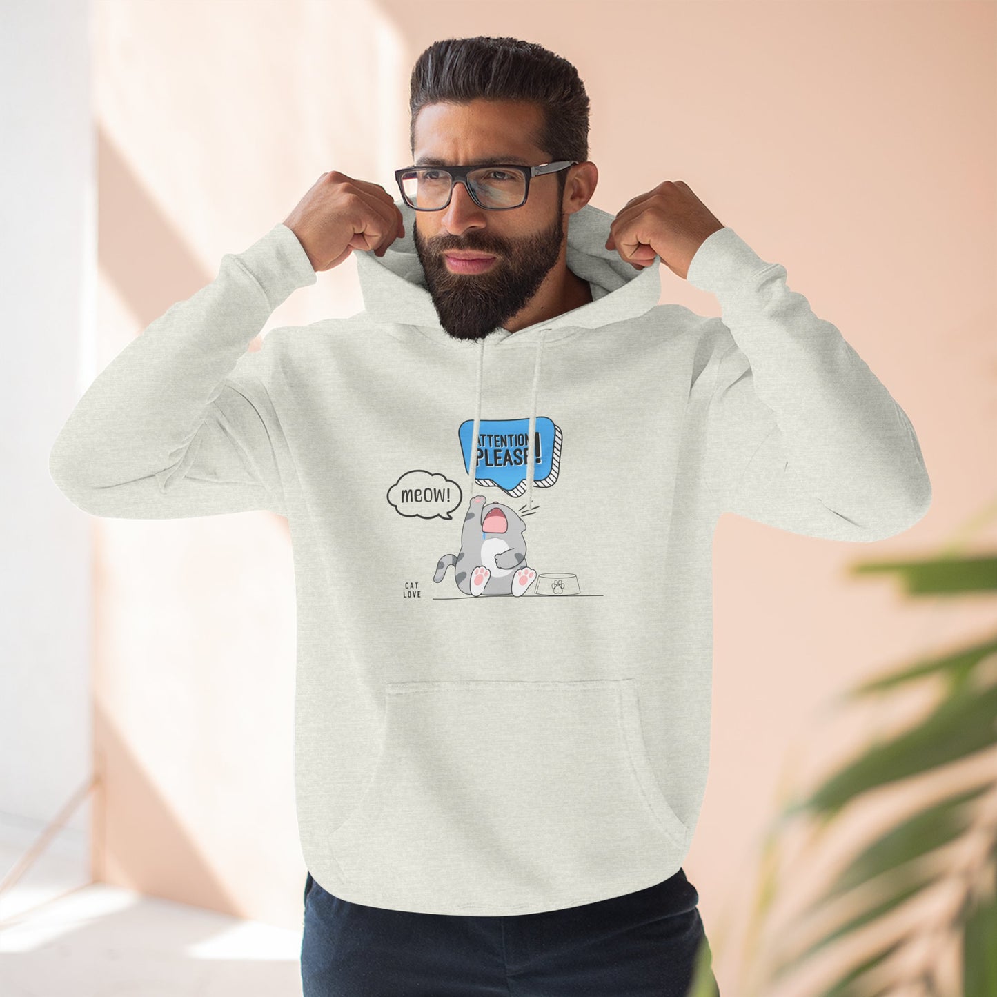 Meow Means Feed Me. Now! – Unisex Hoodie
