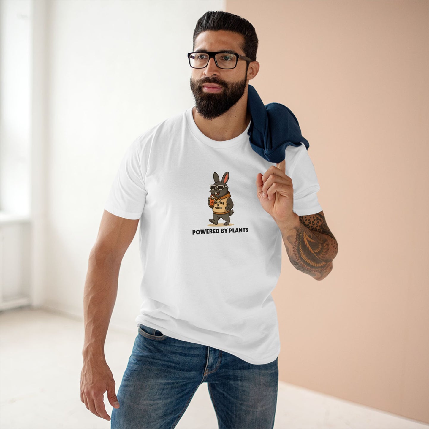 Powered by Plants – Unisex Cotton T-Shirt