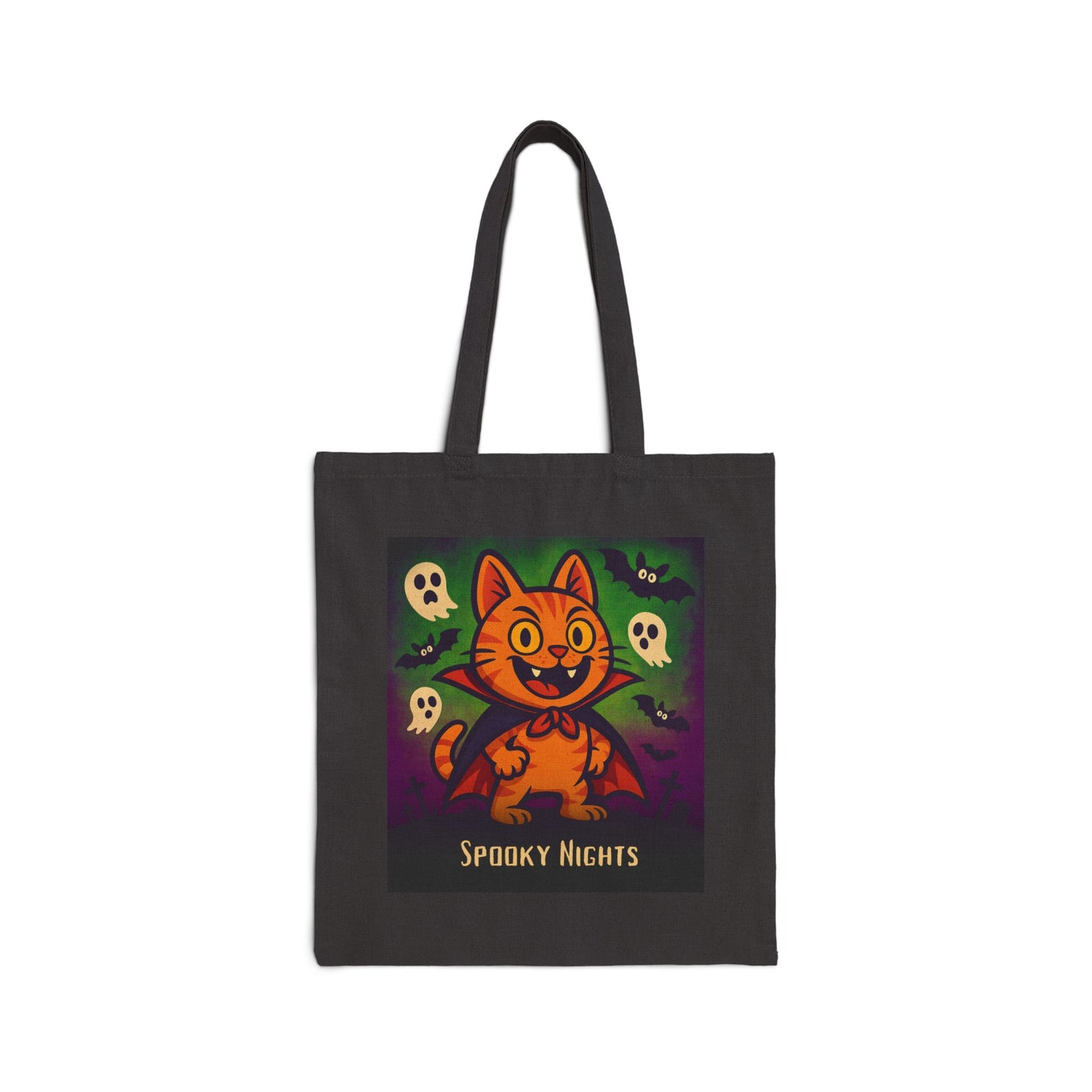 Vampire Tabby β Limited Halloween Cotton Bag