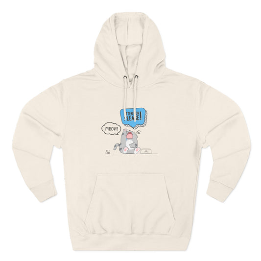 Meow Means Feed Me. Now! – Unisex Hoodie