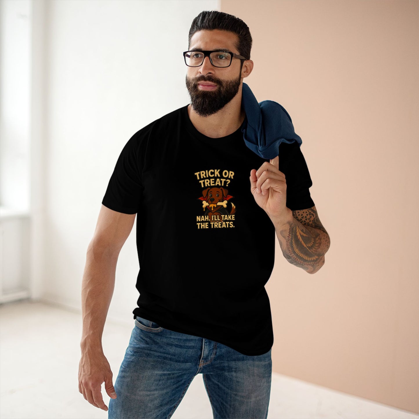 I’ll Take the Treats – Halloween Unisex Cotton T-shirt