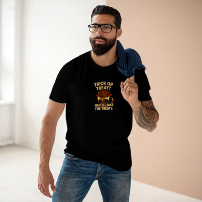 I’ll Take the Treats – Halloween Unisex Cotton T-shirt