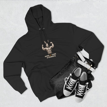Hare-core Strength – Men’s Hoodie