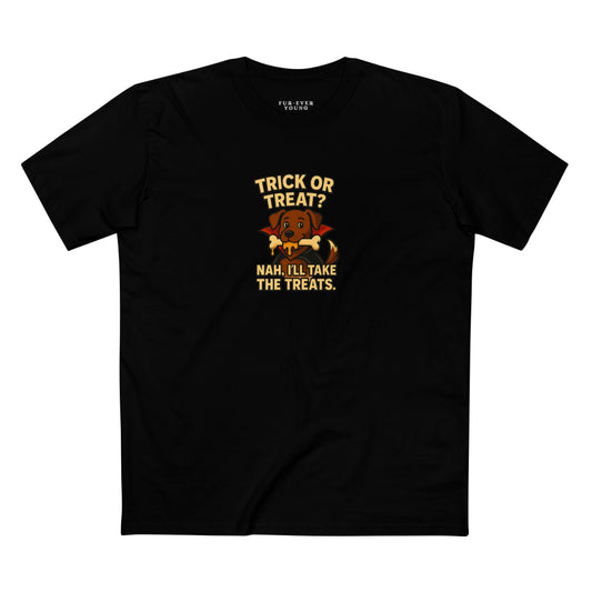 I’ll Take the Treats – Halloween Unisex Cotton T-shirt