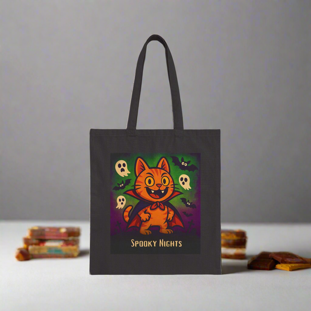 Vampire Tabby – Limited Halloween Cotton Bag