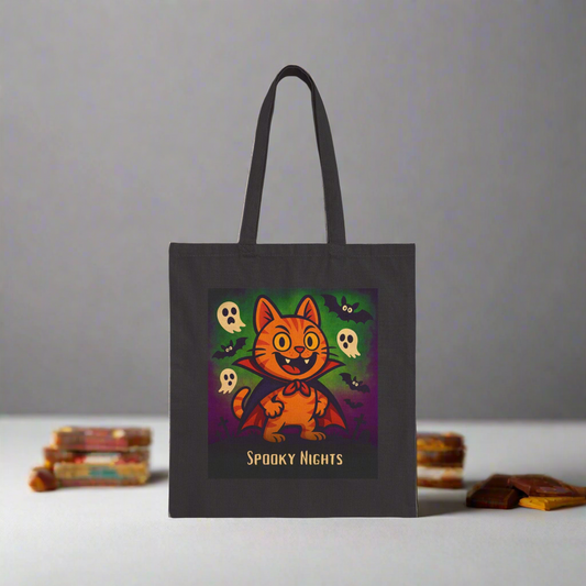Vampire Tabby – Limited Halloween Cotton Bag