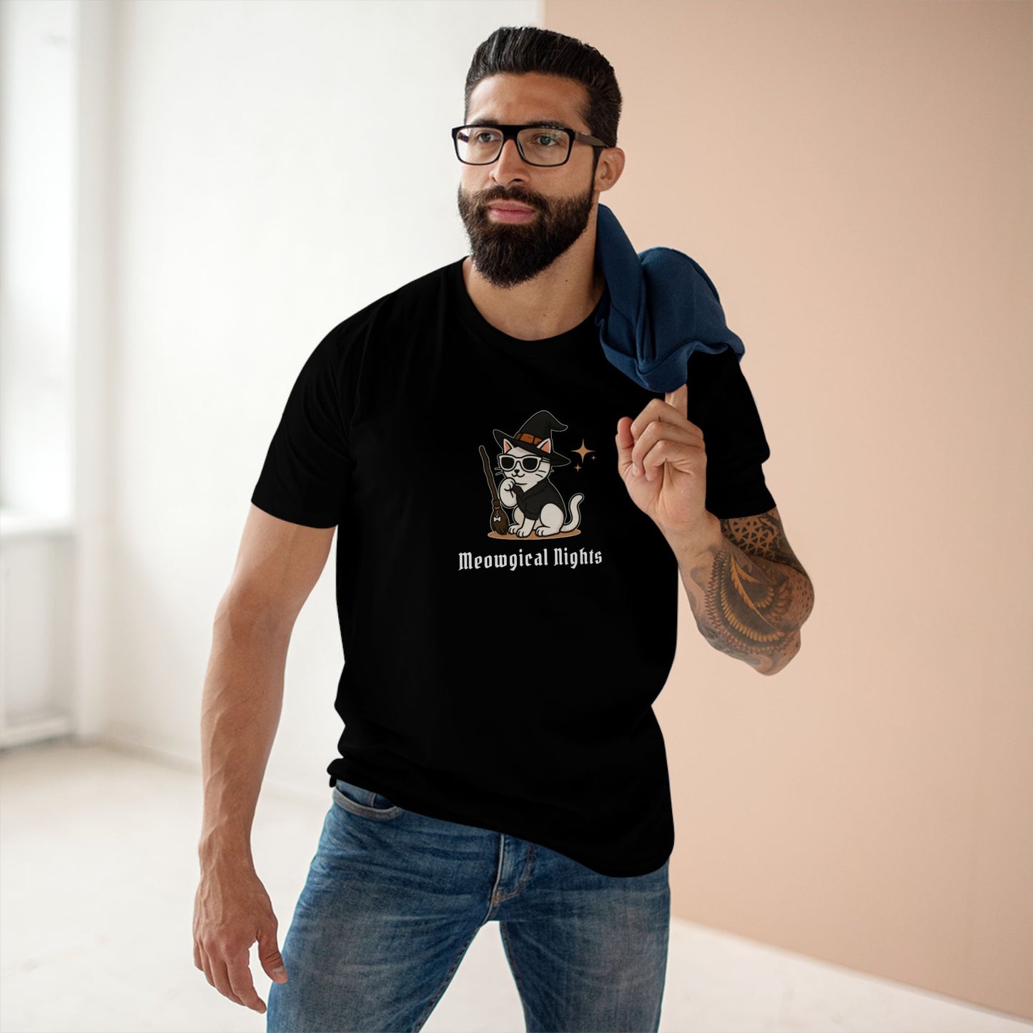 Miss Snowball’s Meowgical Nights - Unisex Cotton T-shirt