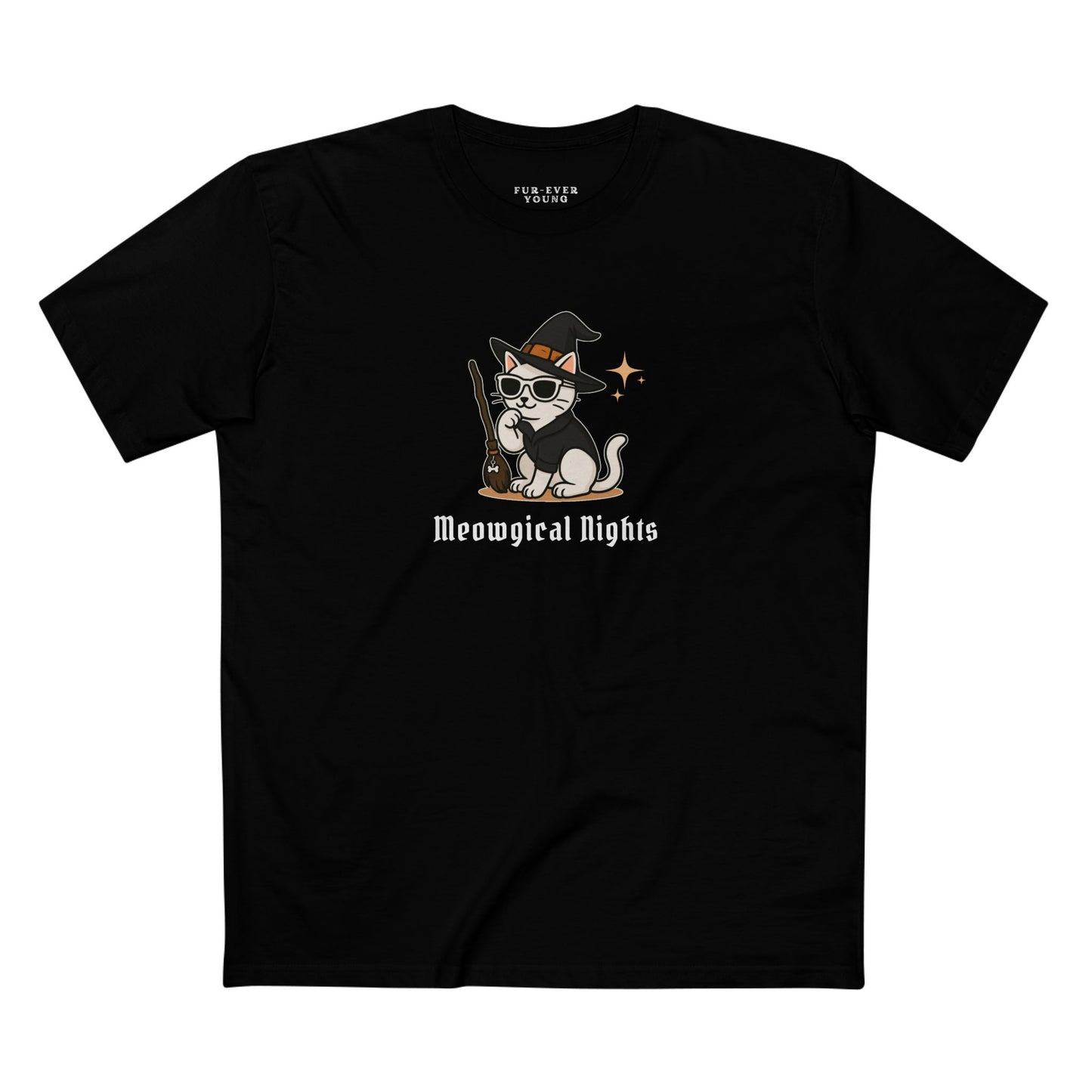 Miss Snowball’s Meowgical Nights - Unisex Cotton T-shirt
