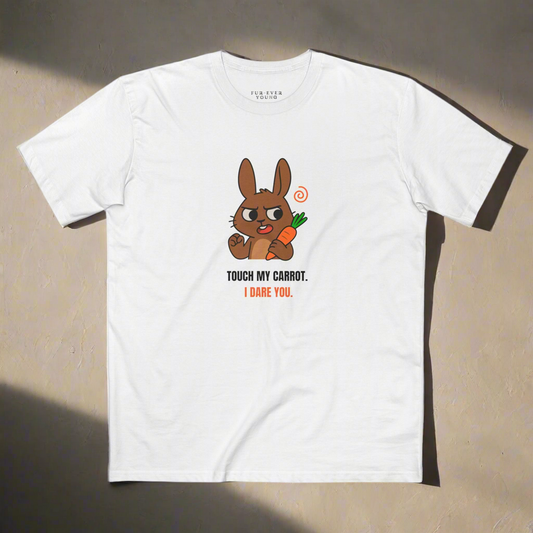 Touch My Carrot. I Dare You.  - Unisex Cotton T-shirt