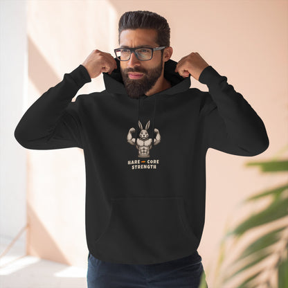 Hare-core Strength – Men’s Hoodie