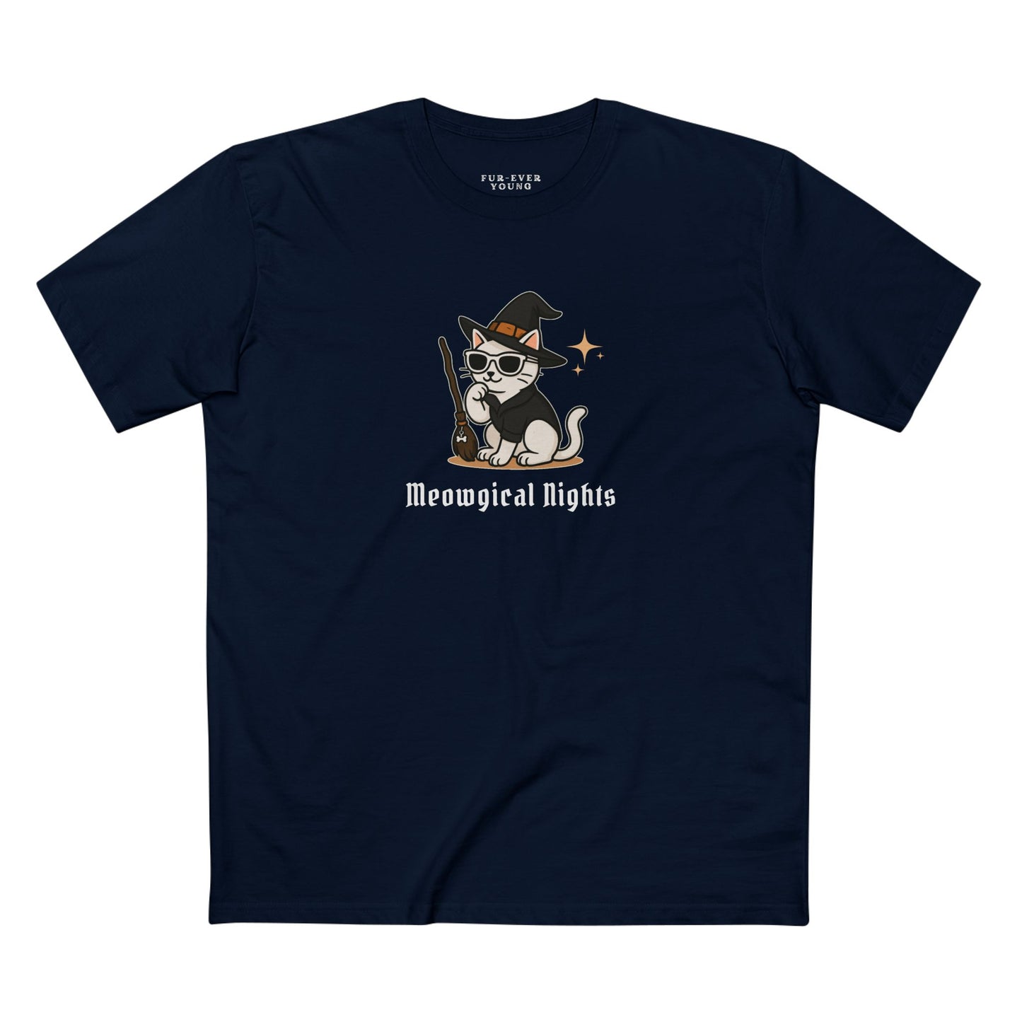 Miss Snowball’s Meowgical Nights - Unisex Cotton T-shirt