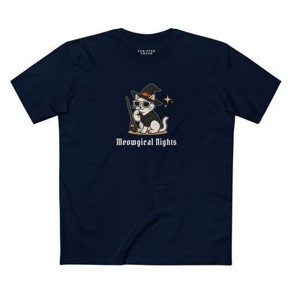 Miss Snowball’s Meowgical Nights - Unisex Cotton T-shirt