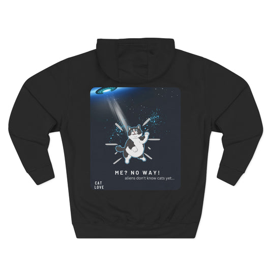 Aliens Don’t Know Cats – Unisex Hoodie