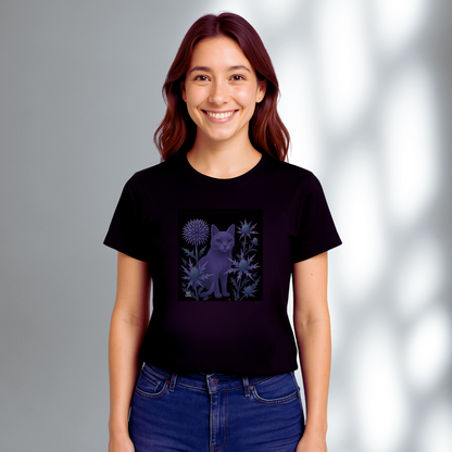 Mystic Garden Guardian – Women’s Cotton T-shirt